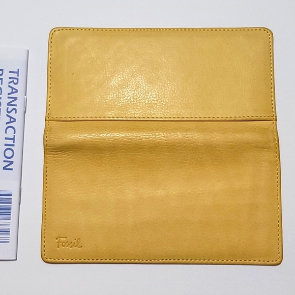 Fossil Accessories Fossil Checkbook Cover Poshmark
